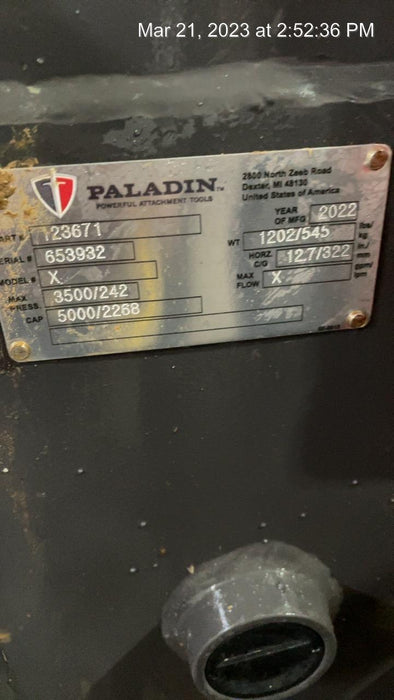 2022 PALADIN UTILITY GRAPPLE 11876-0022