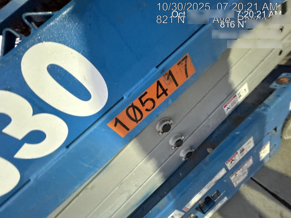 2020 Genie GS-1930 Standard Machine, 800W Inverter