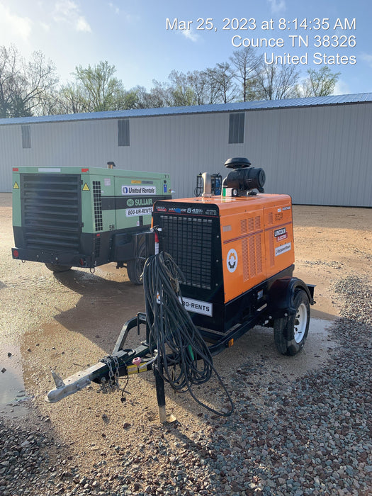 2021 Lincoln Electric Vantage 549X Ready Pak 3, ORANGE (includes trailer, cable rack, fender light kit)