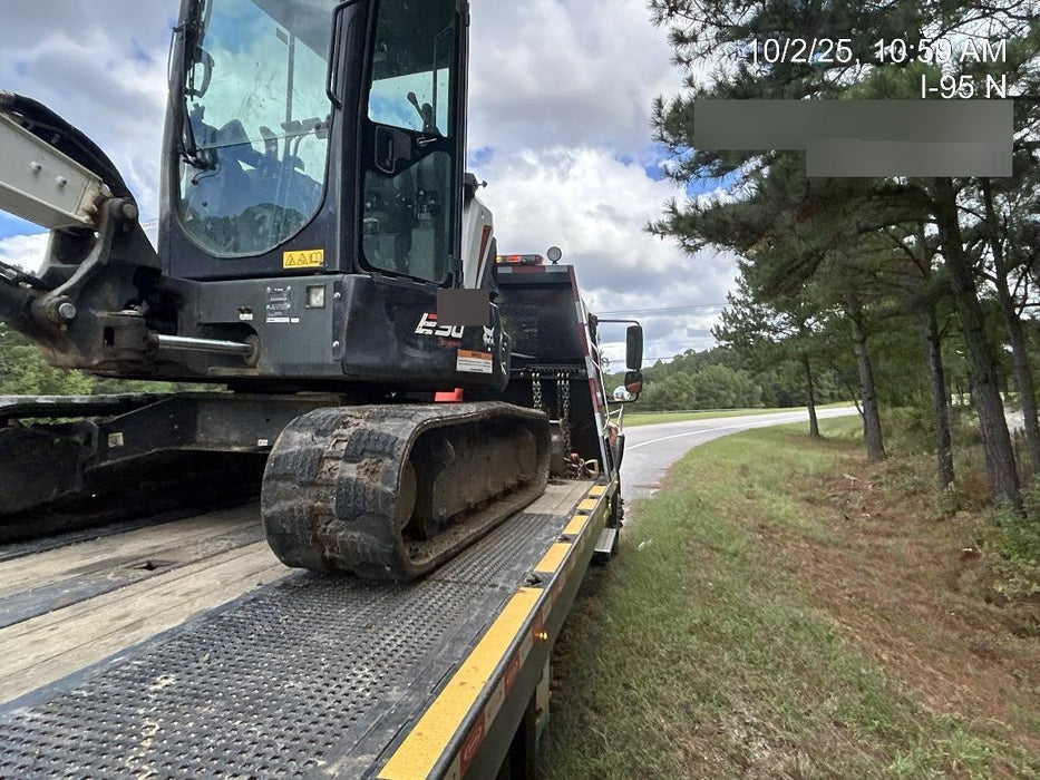 2022 Bobcat E50 Cab/Heat/Air, Rubber Tracks, Manual QC, Hydraulic Thumb