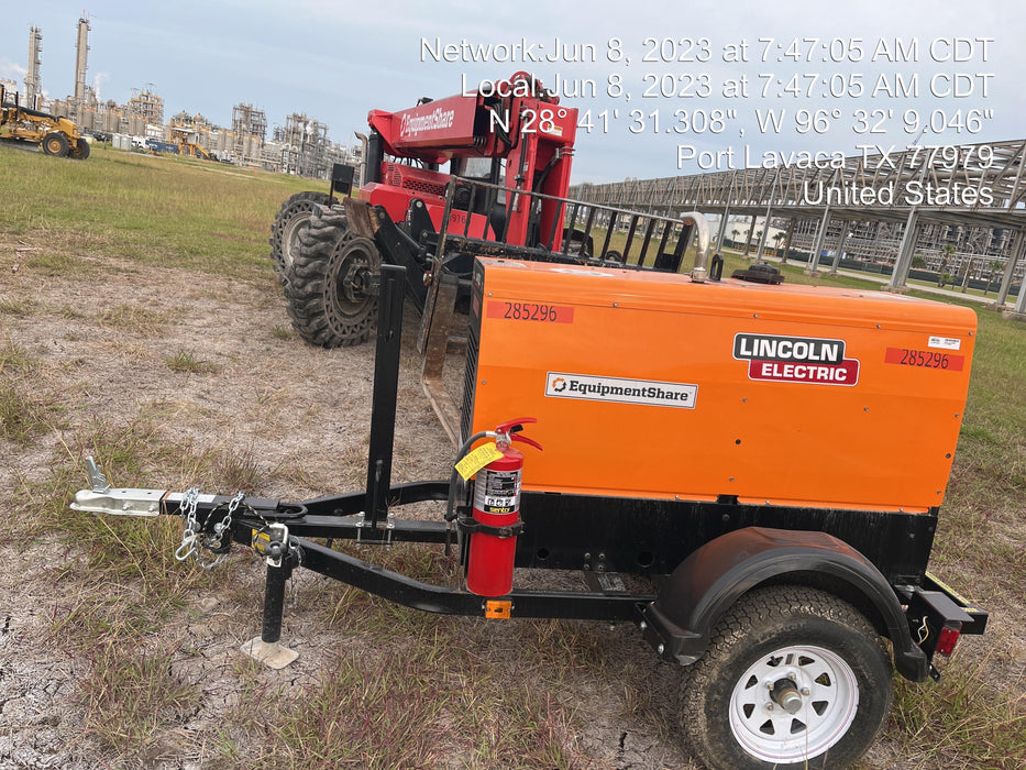 2022 Lincoln Electric LE400 Kubota V1505, Trlr, Cable Rack, Light Kit, ES Decals, T3