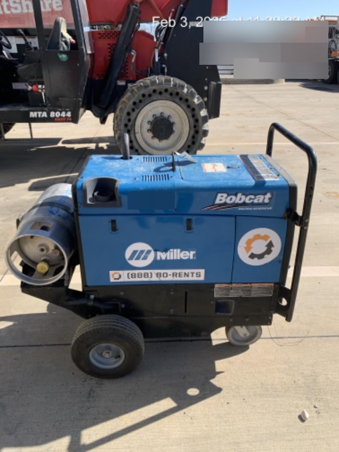 2019 Miller Electric BOBCAT 250 LP/Propane, Running Gear, Tank Bracket, Hose