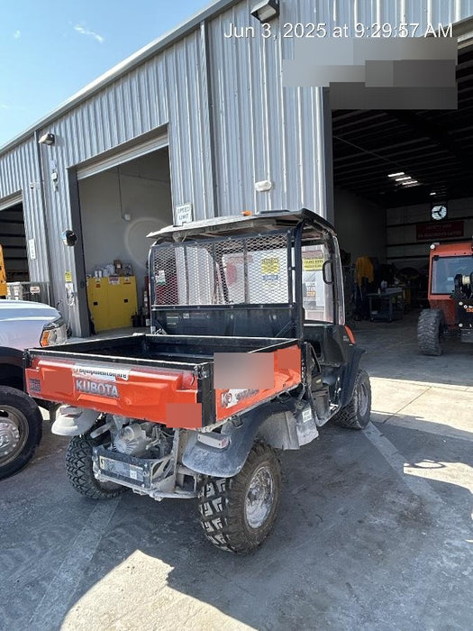 2019 Kubota RTV-X900 4wd Utility Cart, LED Strobe, Windshield Tempered Glass, Plastic Canopy, Backup Alarm