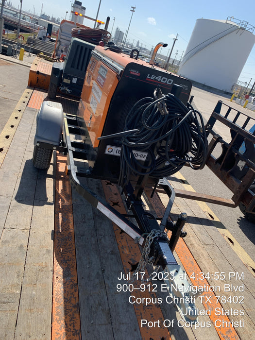 2022 Lincoln Electric LE400 Kubota V1505, Trlr, Cable Rack, Light Kit, ES Decals, T3