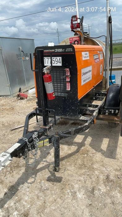 2021 Lincoln Electric Vantage 322 Vantage 322 Ready Pak 3 w/ Decals, ORANGE (includes trailer, cable rack, fender light kit) NO Telematics