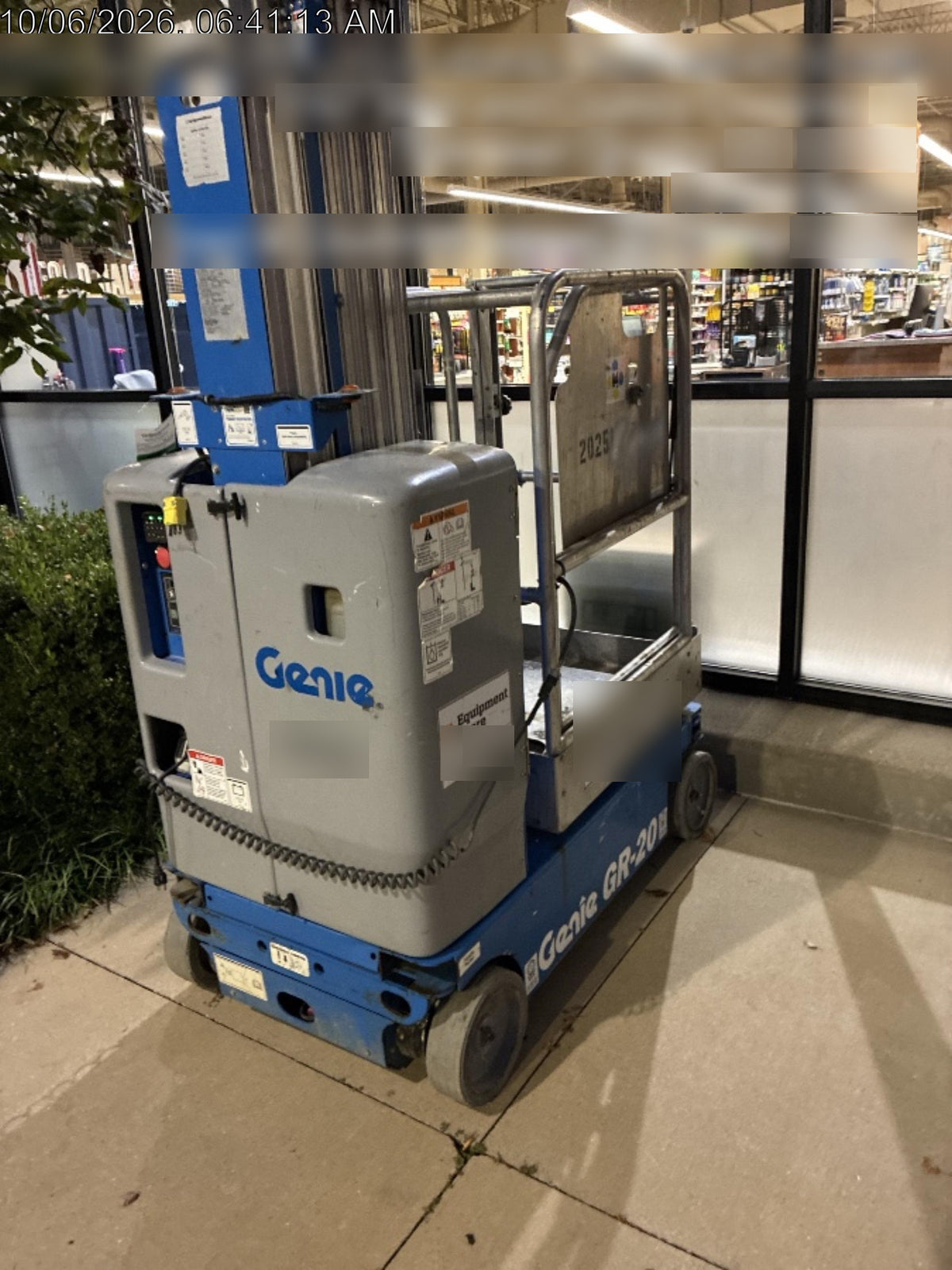 2018 GENIE GR-20