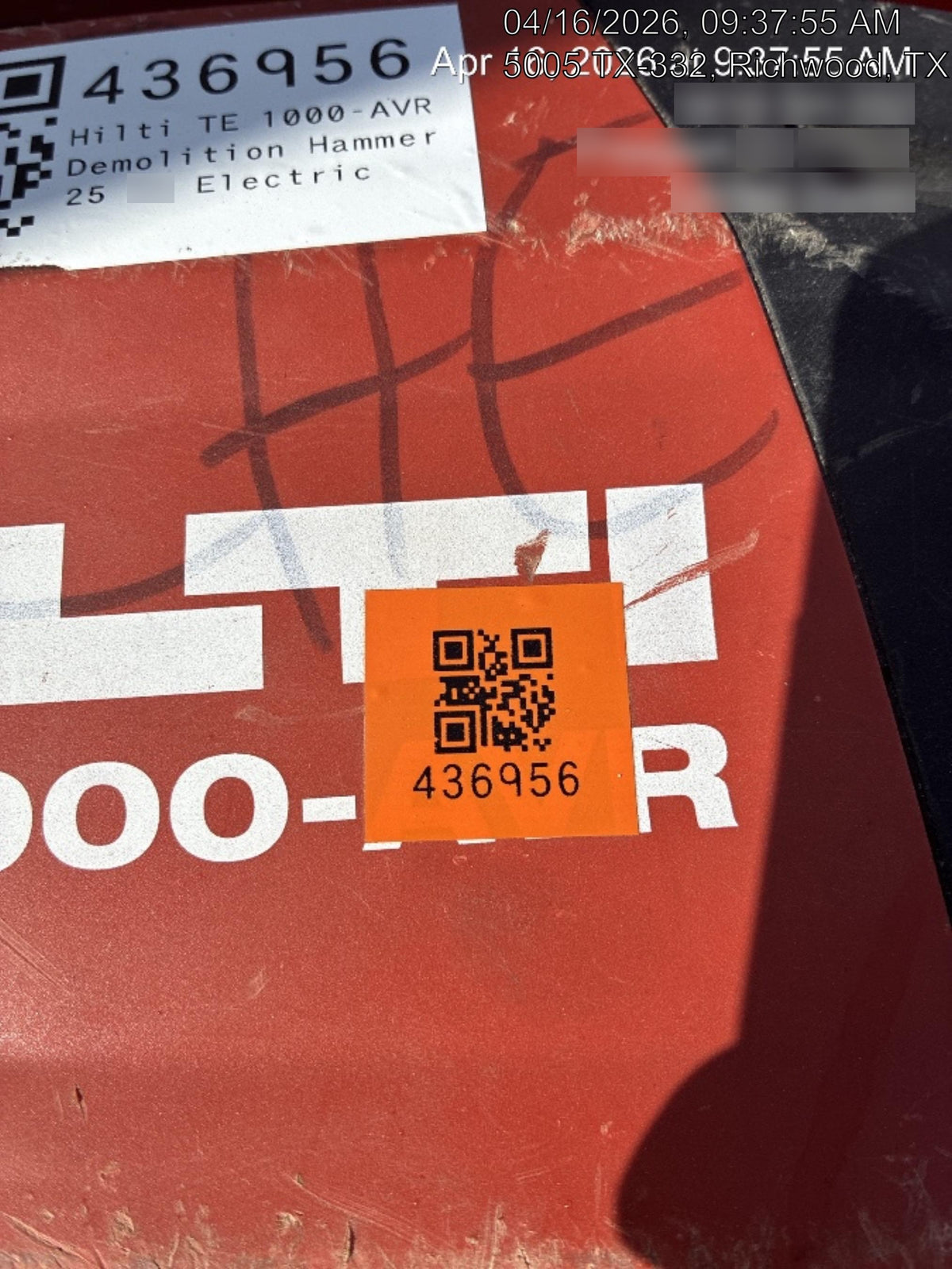 2024 HILTI TE 1000-AVR