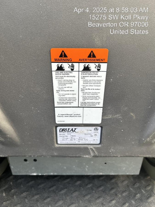 2020 DRI-EAZ LGR 7000XLi