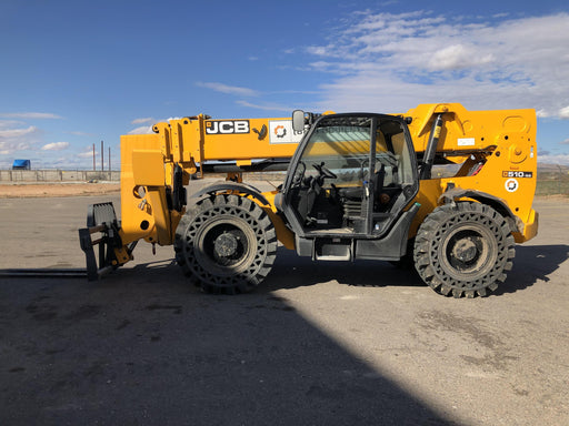 2020 JCB 510-56 Canopy, 74 HP, Solid Tires, STD Worklight, Beacon, Aux Hydraulics, Lifting Eye, Back up Alarm w/66" Carriage/60" Forks