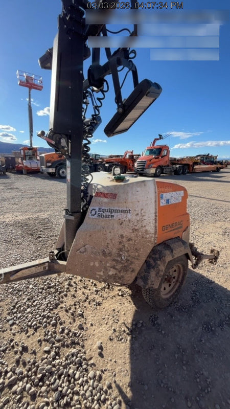 2023 Generac MLT2 Diesel, Flex Switch 120V Input, Powerzone Controller, (4) 320W LED Lights, 4kW Generator, 39.9 Gal Fuel Tank, 2" Ball, T3