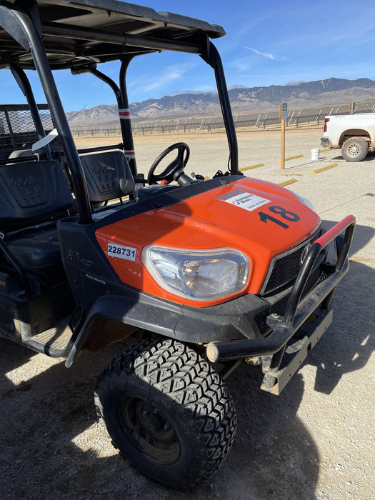 2022 Kubota RTV-X1140W-H Plastic Canopy, Windshield Acrylic Clear, LED Strobe Light, Wire Harness Kit, Back up Alarm