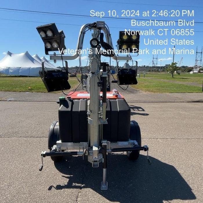 2024 Wanco WLTT-4MM4K Diesel, Deep Sea Controller, Shore Power Plug, Auto Start, (4) 350W LED Floodlights, 4kW Generator, 60 Gal Fuel Tank, 2" Ball, T3