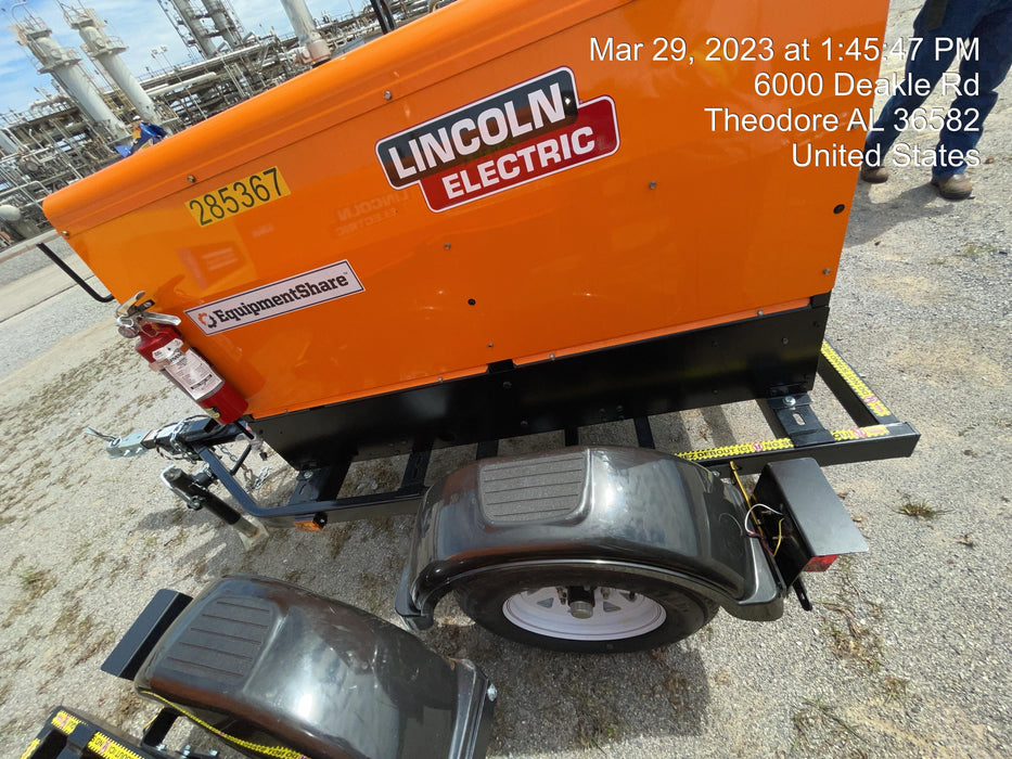 2022 Lincoln Electric LE400 Kubota V1505, Trlr, Cable Rack, Light Kit, ES Decals, T3