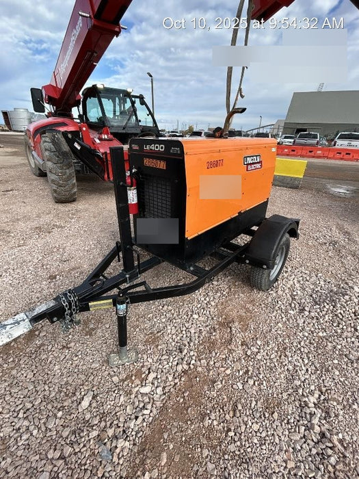 2022 Lincoln Electric LE400 Kubota V1505, Trlr, Cable Rack, Light Kit, ES Decals, T3