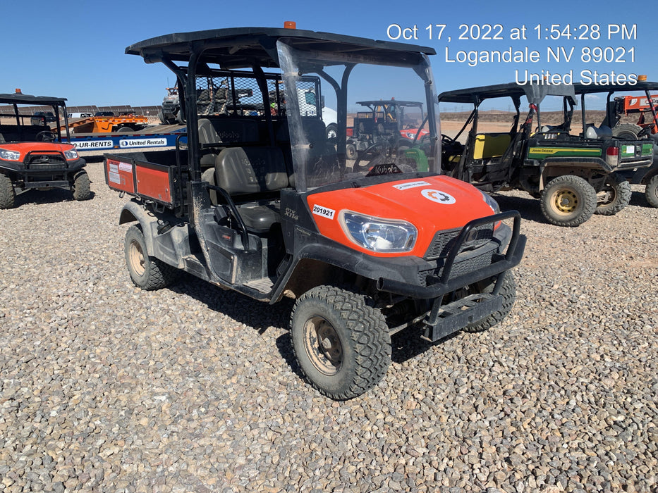 2022 Kubota RTV-X1140W-H Plastic Canopy, Windshield Acrylic Clear, LED Strobe Light, Wire Harness Kit, Back up Alarm