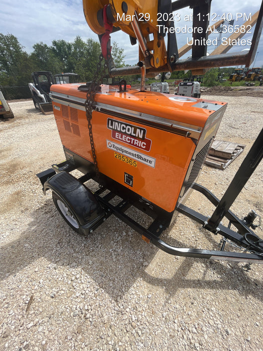 2022 Lincoln Electric LE400 Kubota V1505, Trlr, Cable Rack, Light Kit, ES Decals, T3