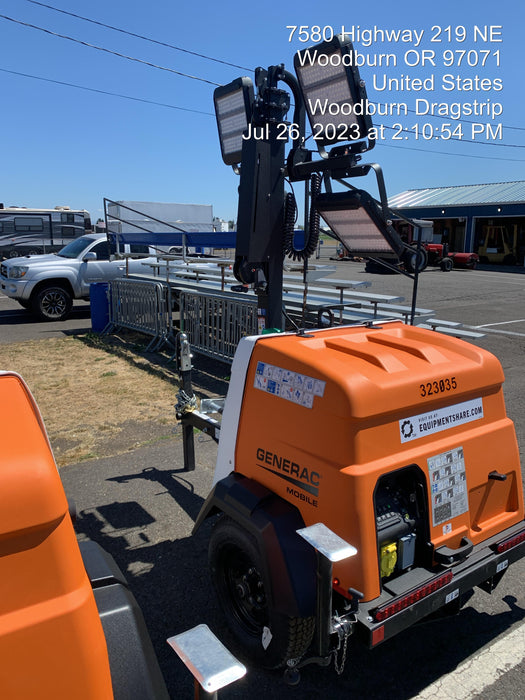 2023 Generac MLT2 Diesel, Flex Switch 120V Input, Powerzone Controller, (4) 320W LED Lights, 4kW Generator, 39.9 Gal Fuel Tank, 2" Ball, T3