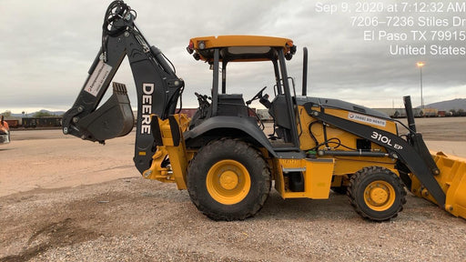 2020 John Deere 310LEP - Extendable Stick Canopy, 4WD, Extendable Stick, Pilot Controls, 2 Way Hydraulics, TAG Manual QC