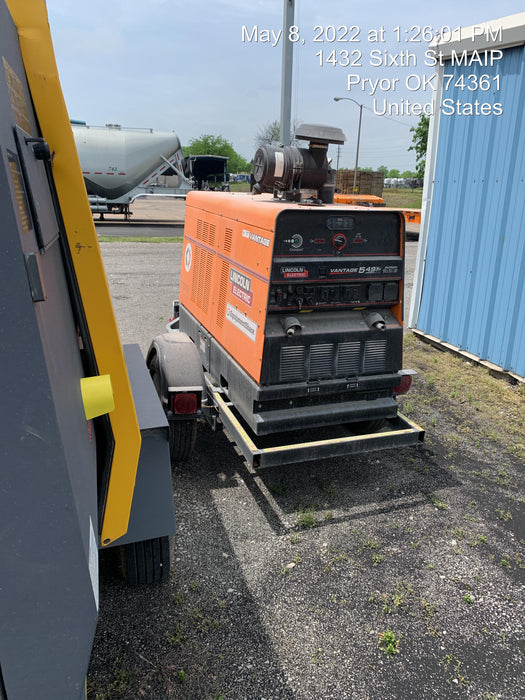 2021 Lincoln Electric Vantage 549X Ready Pak 3, ORANGE (includes trailer, cable rack, fender light kit)