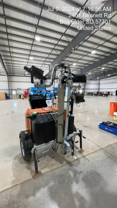 2024 Wanco WLTT-4MM4K Diesel, Deep Sea Controller, Shore Power Plug, Auto Start, (4) 350W LED Floodlights, 4kW Generator, 60 Gal Fuel Tank, 2" Ball, T3