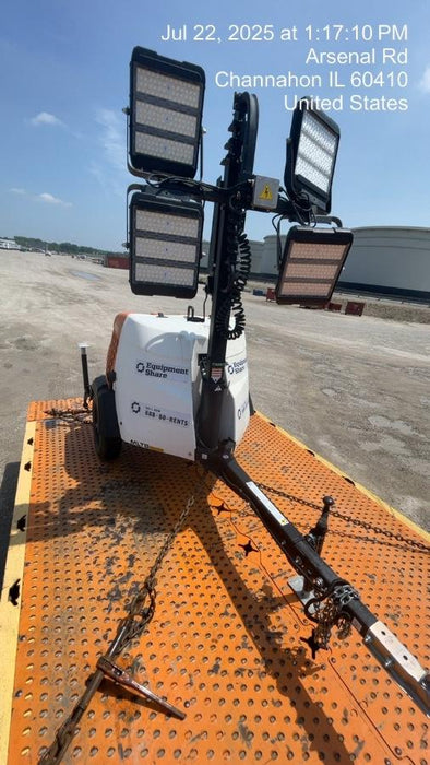 2024 Generac MLT2 Diesel, Flex Switch 120V Input, Powerzone Controller, 
(4) 320W LED Lights, 4kW Generator, 39.9 Gal Fuel Tank, 2" Ball, T3