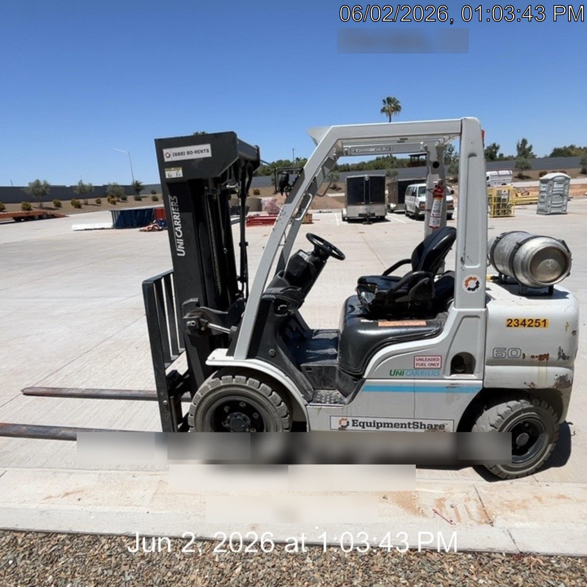 2022 UNICARRIER PF60DF QUAD