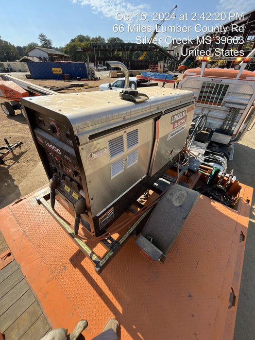 2024 Lincoln Electric LE400 Kubota V1505, Trlr, Cable Rack, Light Kit, ES Decals, T3