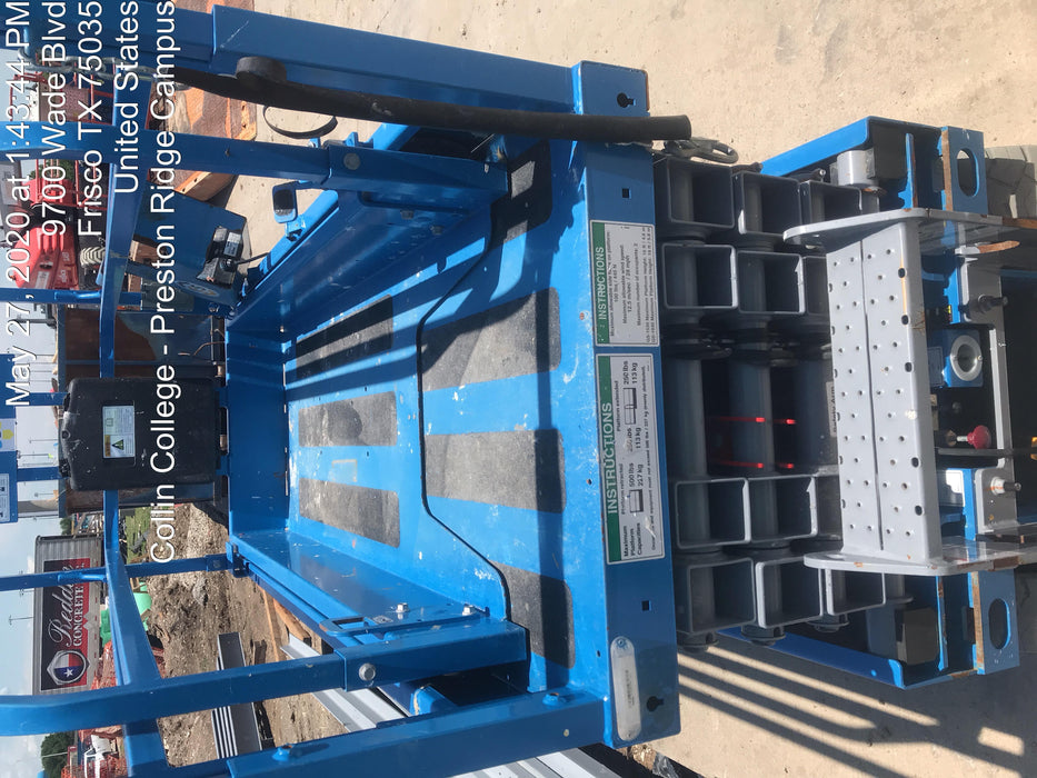 2019 Genie GS-1930 Fixed Rails with Chain Entry