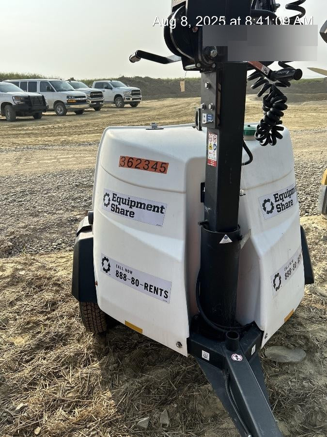 2023 Generac MLT2 Diesel, Flex Switch 120V Input, Powerzone Controller, 
(4) 320W LED Lights, 4kW Generator, 39.9 Gal Fuel Tank, 2" Ball, T3