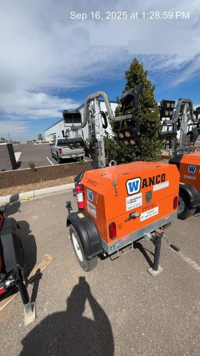 2024 Wanco WLTT-4MM4K Diesel, Deep Sea Controller, Shore Power Plug, Auto Start, (4) 350W LED Floodlights, 4kW Generator, 60 Gal Fuel Tank, 2" Ball, T3