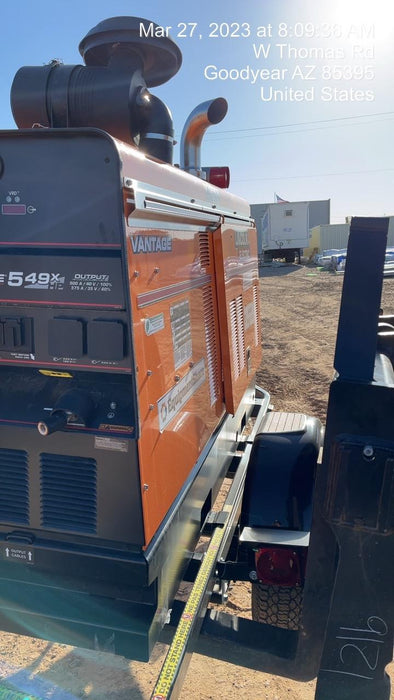 2023 Lincoln Electric Vantage 549X Crosslink Technology, Trailer Mounted, ES Decals, T3