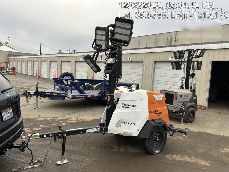 2023 Generac MLT2 Diesel, Flex Switch 120V Input, Powerzone Controller, (4) 320W LED Lights, 4kW Generator, 39.9 Gal Fuel Tank, 2" Ball, T3