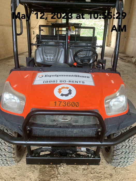 2021 Kubota RTV-X1140W-H Plastic Canopy, Windshield Acrylic Clear, LED Strobe Light, Wire Harness Kit, Back up Alarm