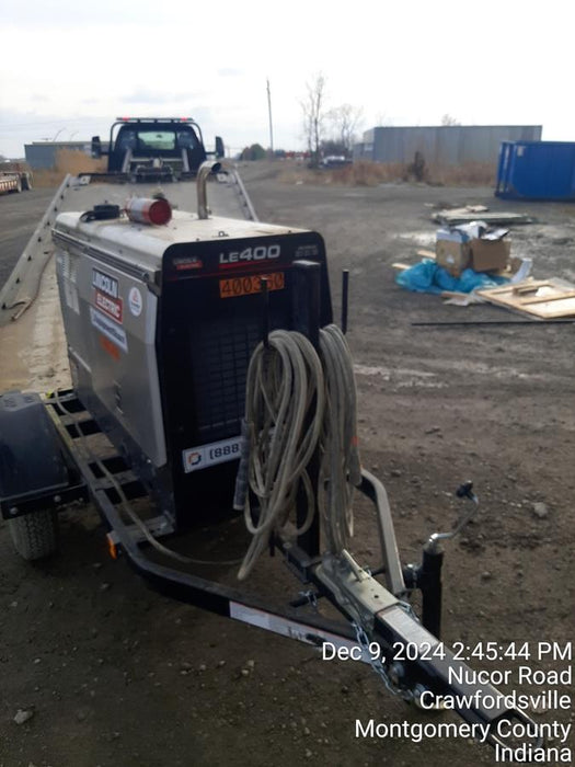 2024 Lincoln Electric LE400 Kubota V1505, Trlr, Cable Rack, Light Kit, ES Decals, T3