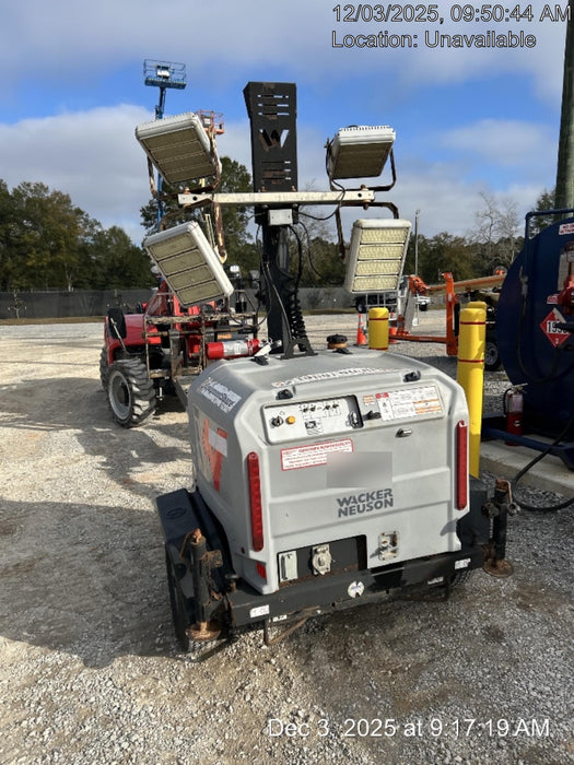 2019 Wacker Neuson LTV6K-LED LTV6K Light Tower, LED 300W, Telematics EQ SH Kubota