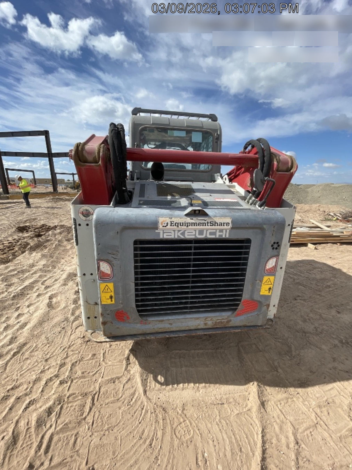 2020 Takeuchi TL12V2-CRH Cab, Rubber Track, & HF