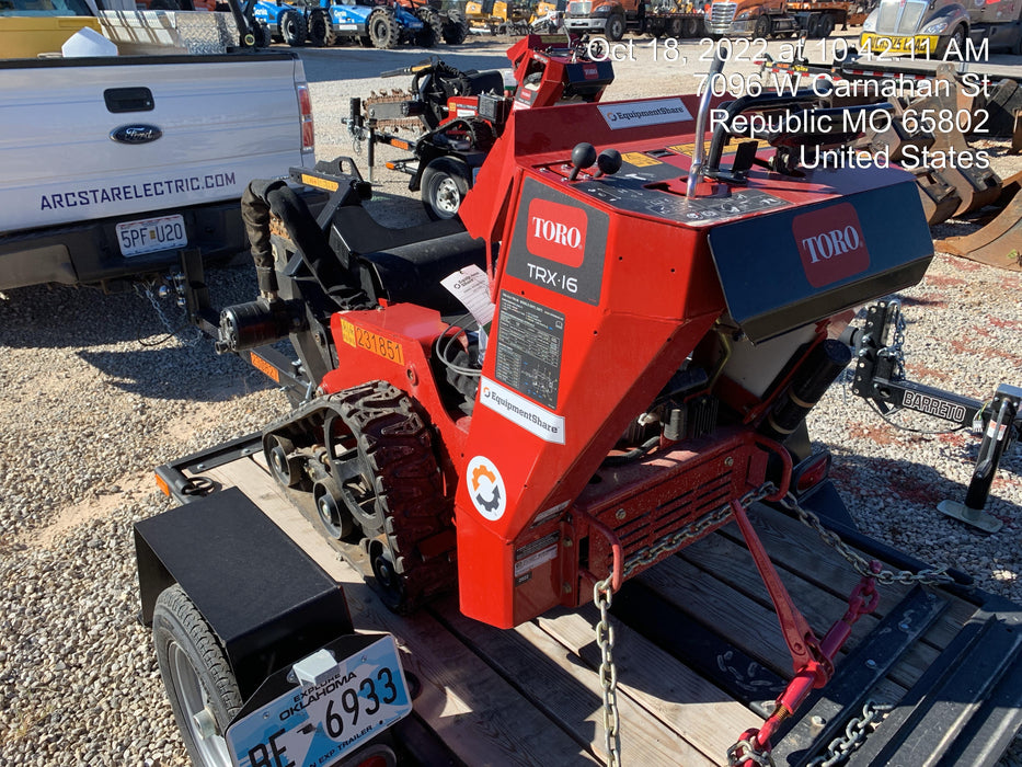 2022 TORO TRX-16