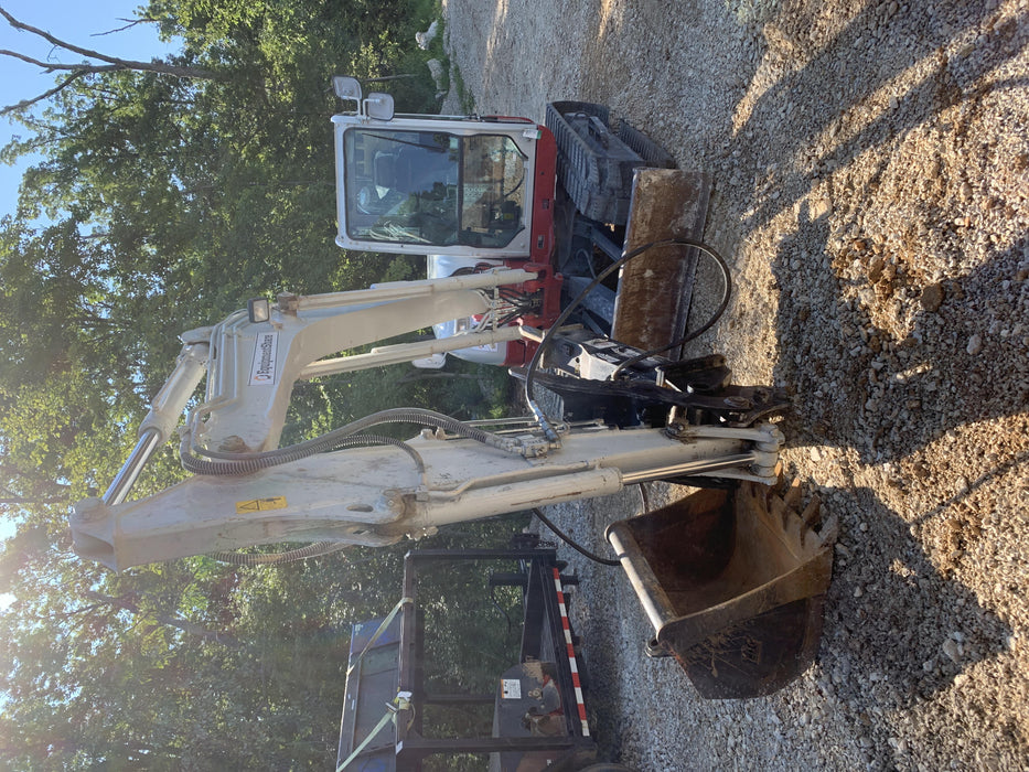 2019 Takeuchi TB290 Takeuchi TB290 Cab/Heat/AC w/Rubber Tracks, Auxiliary Hydraulics, Dozer Blade, Manual QC, 18/24/36" Buckets, Hydraulic Thumb Installed