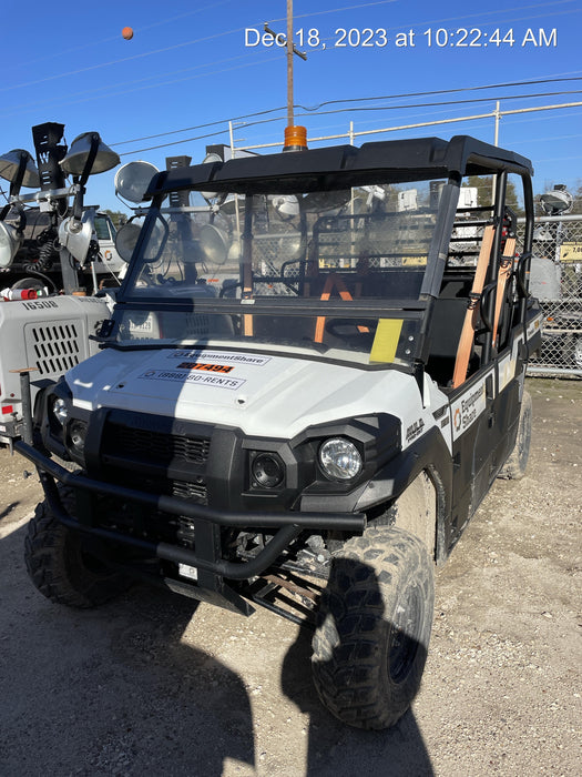 2022 Kawasaki Mule PRO-DXT Standard Options, Backup Alarm, Beacon, Plastic Hard Top, Poly Windshield, Horn Kit