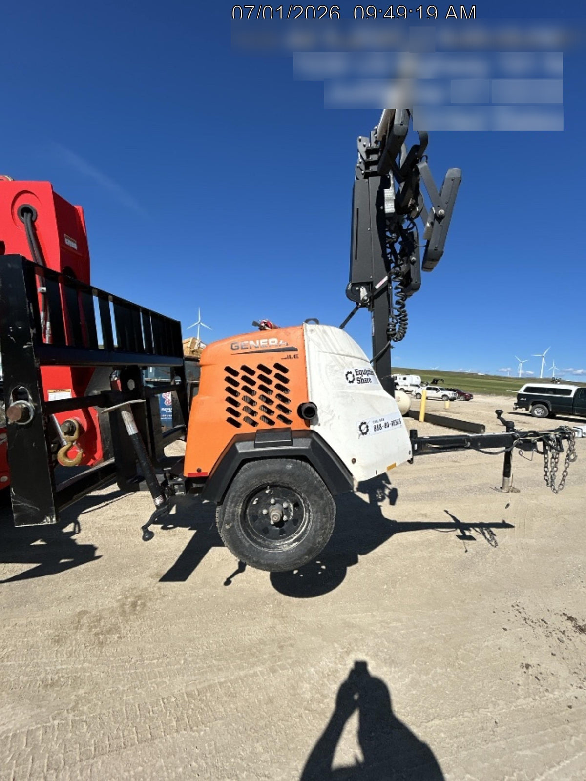 2023 Generac MLT2 Diesel, Flex Switch 120V Input, Powerzone Controller, (4) 320W LED Lights, 4kW Generator, 39.9 Gal Fuel Tank, 2" Ball, T3