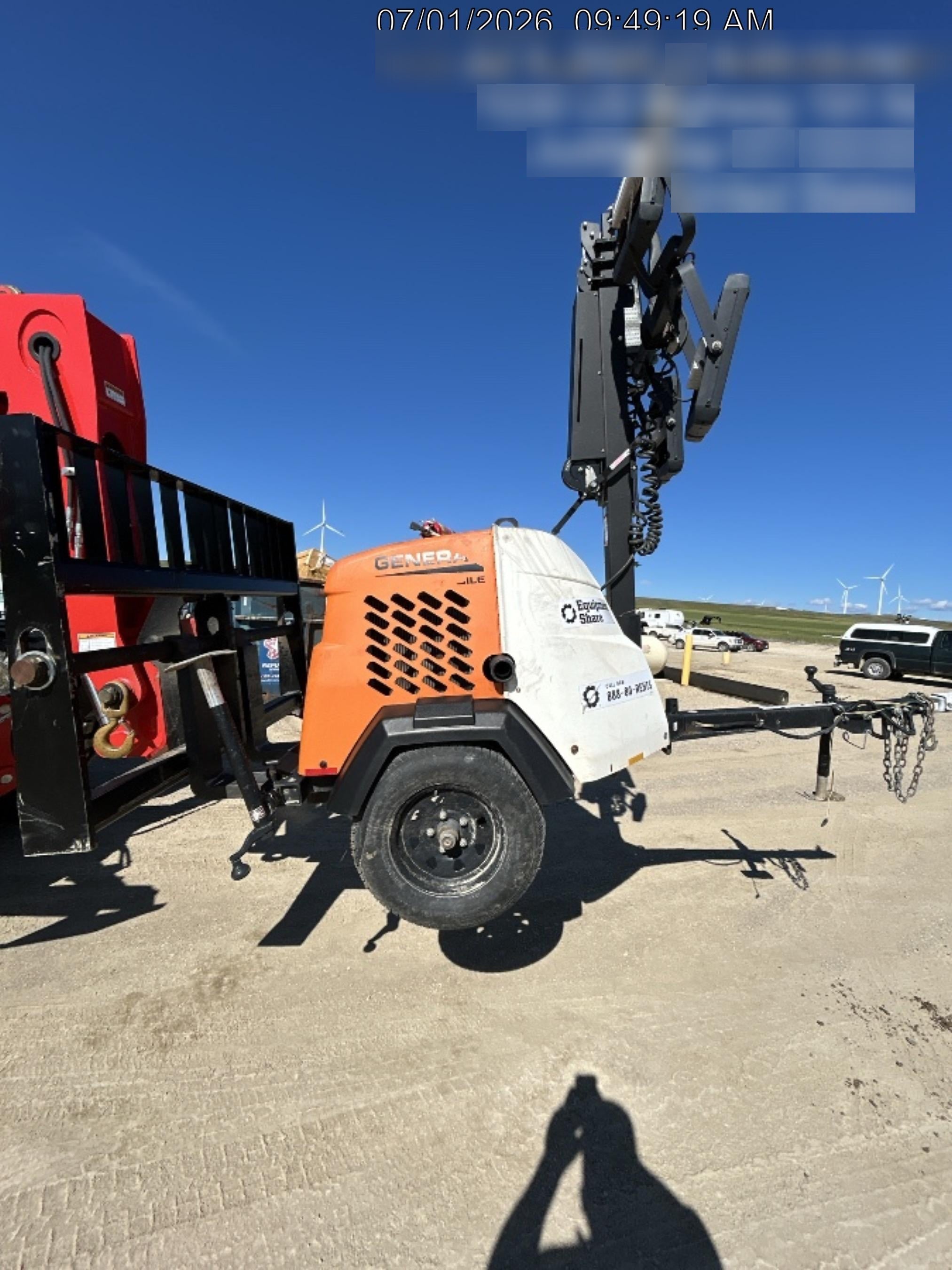 2023 Generac MLT2 Diesel, Flex Switch 120V Input, Powerzone Controller, (4) 320W LED Lights, 4kW Generator, 39.9 Gal Fuel Tank, 2" Ball, T3
