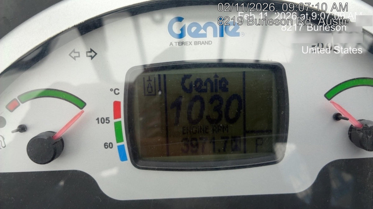2017 Genie GTH-844 Diesel Engine, Solid Tires, 60" Carriage, Open ROPS