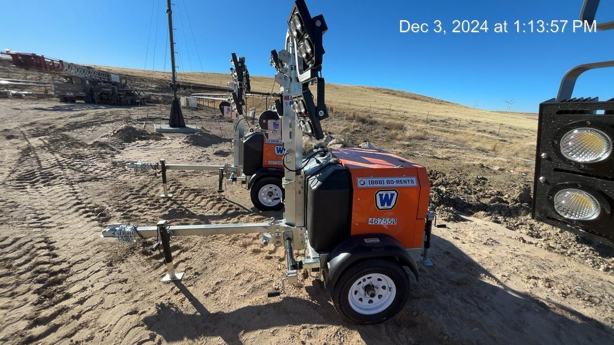 2024 Wanco WLTT-4MM4K Diesel, Deep Sea Controller, Shore Power Plug, Auto Start, (4) 350W LED Floodlights, 4kW Generator, 60 Gal Fuel Tank, 2" Ball, T3