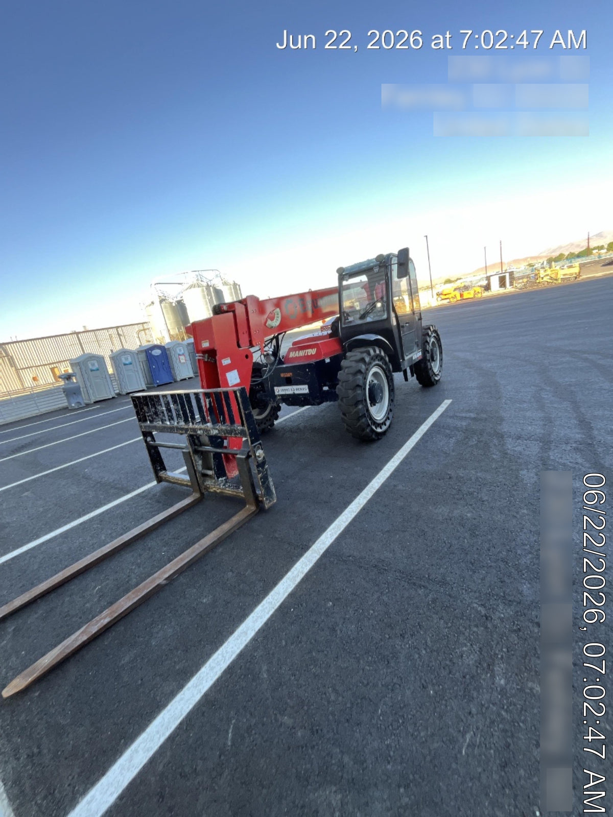 2020 Manitou MTA8044 Cab/Heat/Air, Solid Tires, Work Lights, Beacon, Aux Hydraulics, Back up Alarm, Lifting Eye, Mirrors, ES Keypad