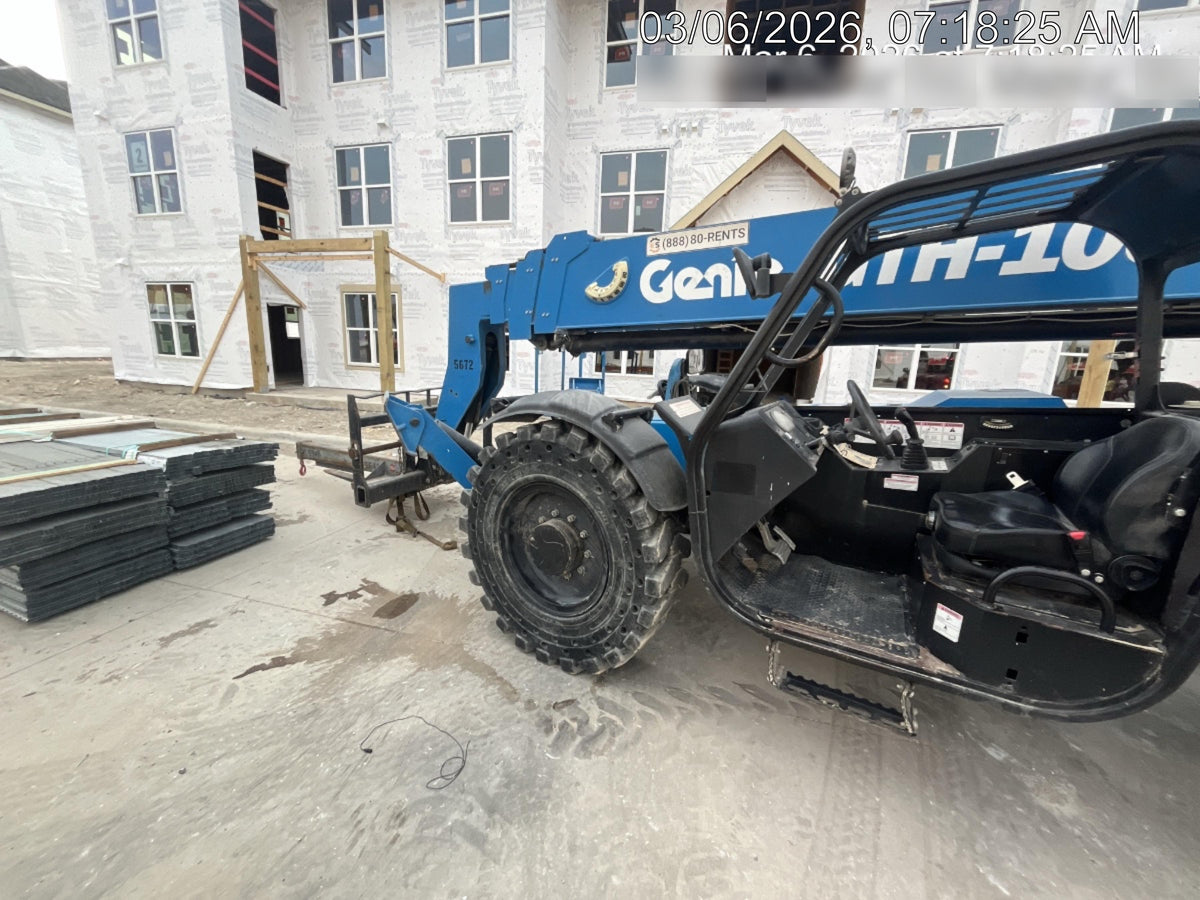 2017 Genie GTH-1056 Genie GTH1056, Solid Tires, 60" carriage, Open ROPS