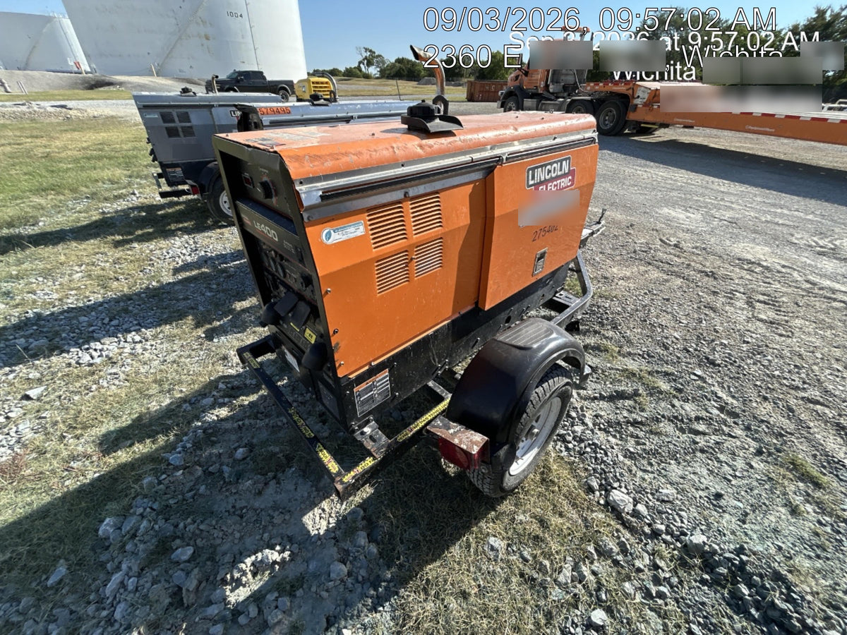 2022 Lincoln Electric LE400 Kubota V1505, Trlr, Cable Rack, Light Kit, ES Decals, T3