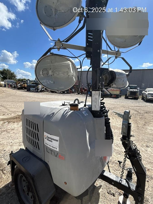 2019 Wacker Neuson LTV6L-MH Wacker Neuson LTV6L Mobile Light Tower w/Fuel Level Sensor Installed