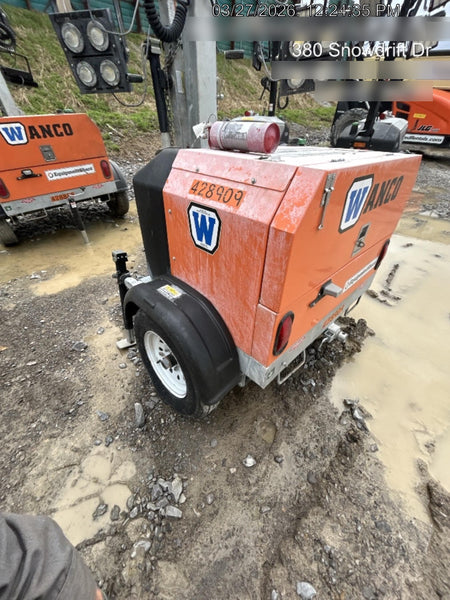 2024 Wanco WLTT-4MM4K Diesel, Deep Sea Controller, Shore Power Plug, Auto Start, (4) 350W LED Floodlights, 4kW Generator, 60 Gal Fuel Tank, 2" Ball, T3