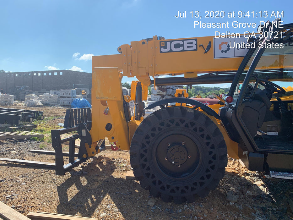 2020 JCB 510-56 Canopy, Solid Tires, Work Lights, Beacon, Aux Hydraulics, Back up Alarm, Lifting Eye, ES Decals