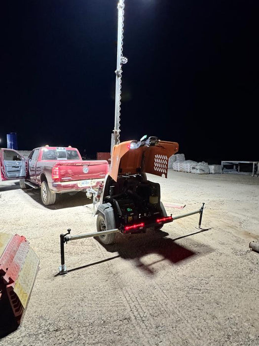 2024 Generac MLT2 Diesel, Flex Switch 120V Input, Powerzone Controller, 
(4) 320W LED Lights, 4kW Generator, 39.9 Gal Fuel Tank, 2" Ball, T3